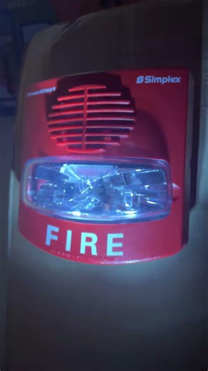 ￼ fire alarm demonstration, board voice evacuation ￼