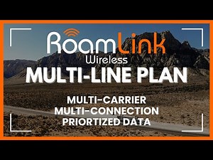 Best RV Internet Data Plan for Digital Nomads. RoamLink Multi-Line Plans.