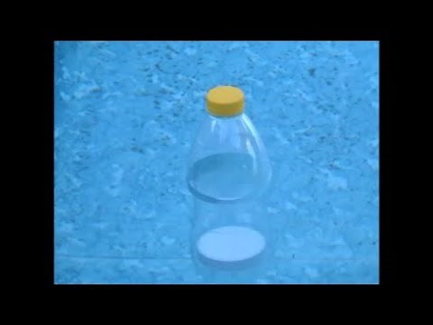 Floating pool tab dispenser - homemade No cost frugal DIY