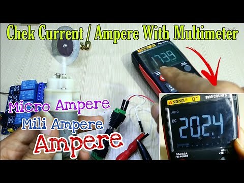 Cara Mengecek Ampere AC-DC Menggunakan Multimeter Atau Multitester Banggood
