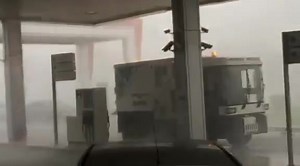 A storm with strong wind gusts moving over Veles, North Macedonia on Sept 18th. Video by Симон Ангелов. Posted with permission. | SWE severe-weather.eu