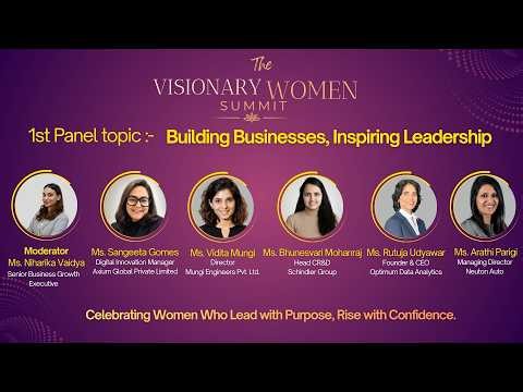 Business, Growth & Leadership | Panel Discussion 1 | The Visionary Women Summit & Awards 2026