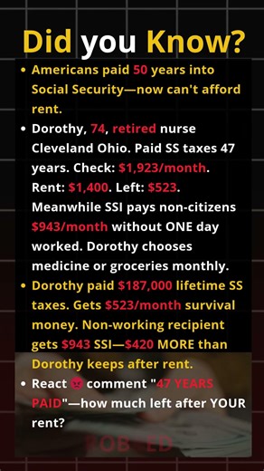 Ohio Nurse Paid Half Century—SS Leaves Her Starving 😡 #comparison