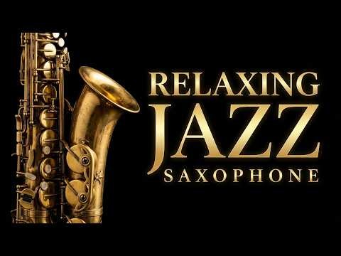 Relaxing Jazz Saxophone Instrument Cozy Rain Music 🌧️ Smooth Saxophone for Relaxing Vibes