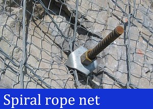 [Hot Item] Rock Stabilization Spiral Rope Net Rockfall Protection Netting Mesh