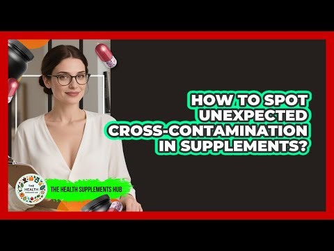 How To Spot Unexpected Cross-Contamination In Supplements?