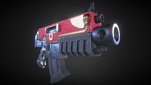 Bolt-Gun BOLTER V2 - Download Free 3D model by Kazz.Khan