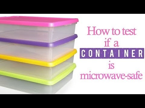 How to tell if a container is microwave safe