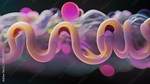 A highly magnified image showing the intricate structure of the sarcomere the basic unit of muscle contraction.