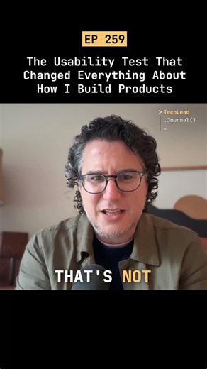 The Usability Test That Changed Everything About How I Build Products #short
