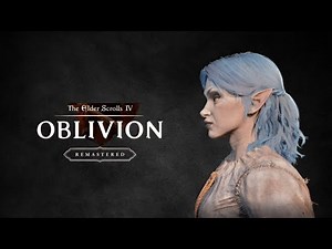 Elder Scrolls IV OBLIVION BEAUTIFUL FEMININE DARK ELF 🧿 PASTEL Character Settings REMASTER