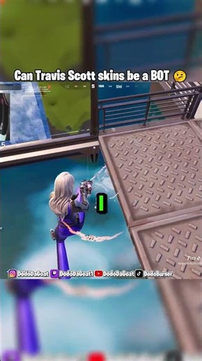 Travis Scott Fortnite Skin is a BOT 😡 #shorts #fortnite #fortniteclips #fortnitememes