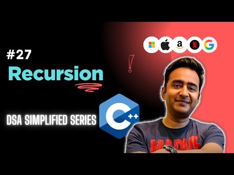 E-27 What is Recursion | DSA Simplified Series | C++ Tutorial in Hindi