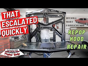 Repairing an After Market Hood - GTO Restomod - (Ep 106)