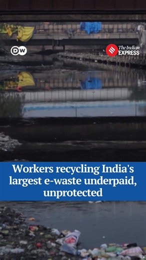 #Seelampur is the largest electronic waste-dismantling market in #India. The industry is largely unregulated. #garbage #wastemanagement #DW | Indian Express