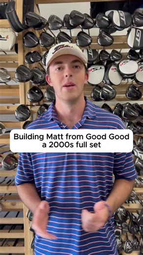 GolfRoots on Instagram: "Building Matt's 2000s full set from @goodgood recent video 'Golf but our Clubs are the Handicap⁠ Check out some of our latest clubs—or trade in your old ones. Link in bio.⁠ ⁠ ⁠ ⁠ ⁠ #Golf #Golfer #BeginnerGolfer #GolfRoots #GoodGood"