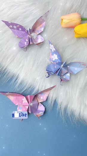 52K views · 807 reactions | Title: "Easy and Beautiful Origami Butterfly Tutorial" Hashtags: #ParentChildHandicraft #Origami #OrigamiTutorial #CreativeInspiration #ButterflyCraft #DIYOrigami #CraftingWithKids #HandmadeArt #SimpleCrafts #PaperFolding | paper craft ideas | Facebook