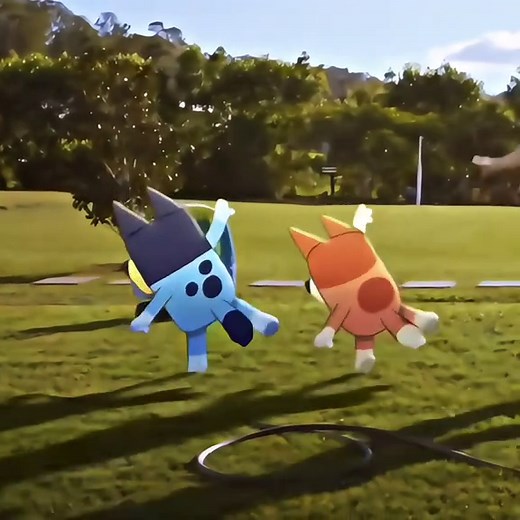 Bluey and Bingo Exciting Moments