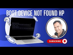 Fix HP Laptop Error: Boot Device Not Found (Step-by-Step Guide)
