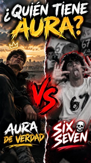 ¿ESTO ES AURA? 💀 | LA VERDADERA AURA vs SIX SEVEN #shorts