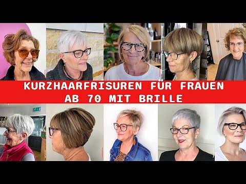 20 Stilvolle Kurzhaarfrisuren Für Frauen Über 70 Mit Brille
