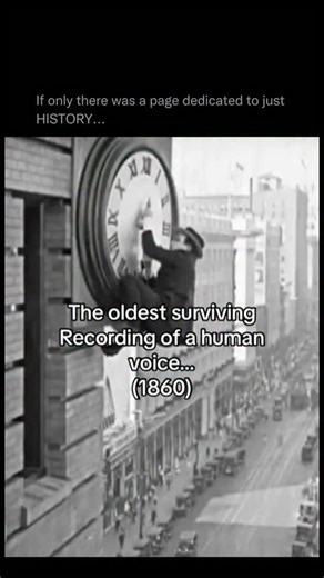 History Overview-: History, Past, & News on Instagram: "The oldest surviving and intelligible recording of a human voice dates back to 1860, captured on a device called a phonautograph. Long before microphones, vinyl, or magnetic tape, French inventor Édouard-Léon Scott de Martinville used the machine to trace sound vibrations onto soot-covered paper. In one of these early experiments, a male voice can be heard singing a portion of the French folk song “Au Clair de la Lune.” Though the recording