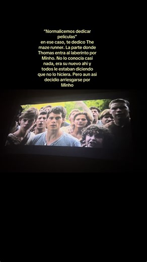 Dedicatorias de amor en The Maze Runner
