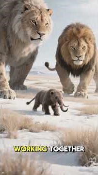 Cave Lion of the Mammoth Steppe 🦁❄️