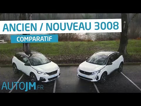 Nouveau Peugeot 3008 SUV : comparatif avec l'ancien 3008