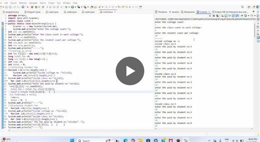 #java #datastructures #threedimensionalarray #programmingjourney #learningeveryday #javadeveloper #codingpractice #globalquesttechnologies | MUKKA PAVITHRA
