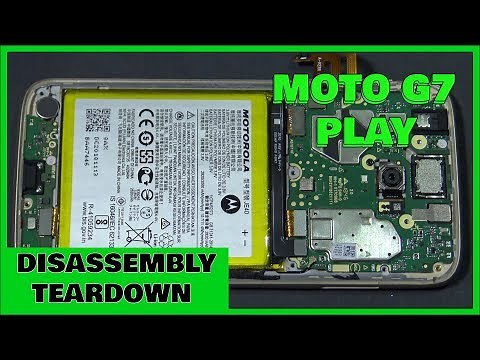 Motorola Moto G7 Play Disassembly Teardown Repair Video XT1952