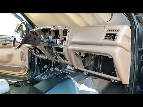 1999-2003 Ford Super Duty F250 F350 Dashboard Removal Overview