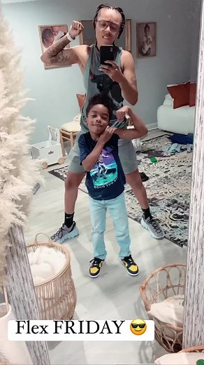 Flex FRIDAY with my boy 😎🖤 | 2momculture