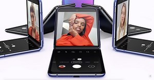 samsung releases new foldable flip phone with bending glass display