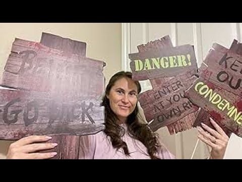 How to set up these yard signs