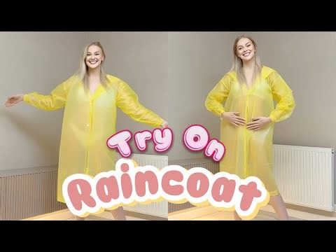 [4K USA] Raincoat Try-On Haul with Molly | TRY ON HAUL