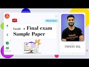 Class 8 Science Final Exam Sample Paper | NCERT | Question Paper Solving | Vedantu | Pritesh Sir