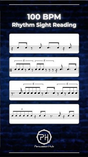 Lightning Fast Rhythm Sight Reading | 100 BPM Challenge! ⚡