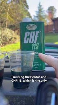 BMW e46 M3 SMG hydraulicpump fluid exchange. Turkey baster method.