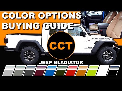 2021 Jeep Gladiator - Color Options Buying Guide