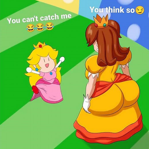 Princess 🍑 and princess Daisy kinda thick 💯😜😂 @Super-Mario