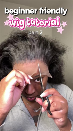 beginner friendly wig tutorial 💕 #wigtok #wigtutorial #wig #wigtutorial #f