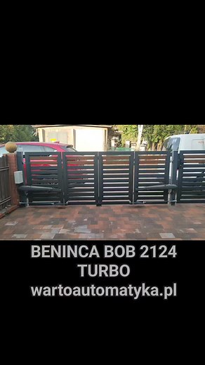 Mała turbo harmonijka Beninca BOB2124 turbo #bramałamana #bramaharmonijkowa #benincabob2124 | WARTO Automatyka