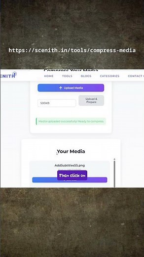 ⚡Reduce Media Size instantly without losing Quality! | MEDIA COMPRESSION TOOL -- SCENITH!
