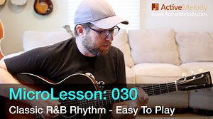 MicroLesson: 030 – R&B Style Rhythm (Easy)