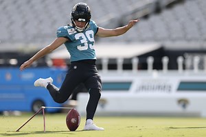Watch: Jaguars Rookie Kicker Hits 70-Yard Bomb, But NFL Record Remains Untouched