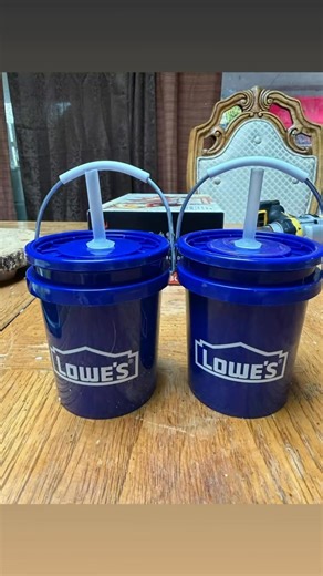 Transform your mini bucket into a cup & straw! #miniature #lowes #minibucket #amazonfinds #hacks | Mastering Mayhem