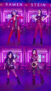 29K views · 4.7K reactions | Ramenstein plays Deutschland by Rammstein! We still have signed posters available (lynk in bi0!) Mia Asano Music  Tina Guo Kiki Wong  Grace Kelly Music Video by Pasha Riger Mix by @jackkosto #ramenstein #rammstein #deutschland #band #rock #metal #shred #violin #electricviolin #cello #electriccello #guitar #electricguitar #saxophone | Mia Asano Music | Facebook