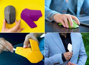 Air.0 Origami Computer Mouse Can Be Folded Completely Flat When Not in Use