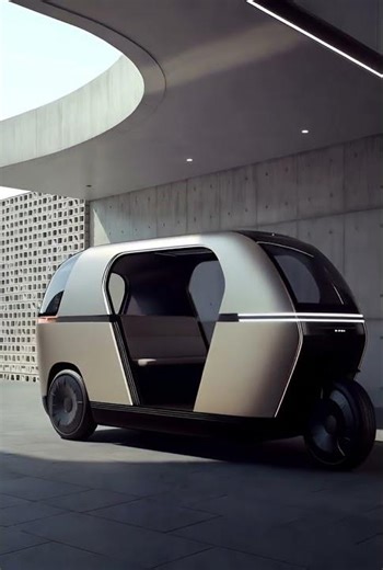 A Futuristic Luxury Tuk-Tuk Concept